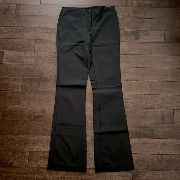 Y2K Hugo Buscati High Waist Bootcut Pants Black 90’s Vintage 2 - Picture 1 of 10